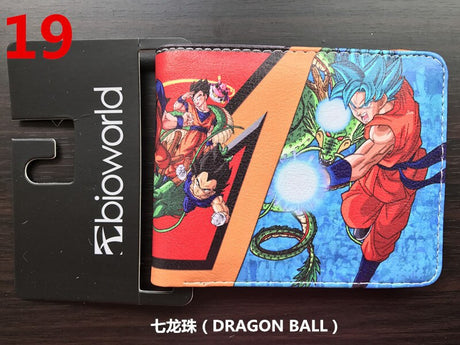 Dragon Ball PU Cartoon Wallet Personalized Fashion Collection Gifts Teenage Students Boys Girls Short Coin Purse Birthday Gift,everythinganimee