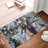 Haikyu Hinata Japanese Anime Bathroom Non-Slip Carpet Hinata Ball Bedroom Mat Entrance Door Doormat Home Decoration Rug, everythinganimee