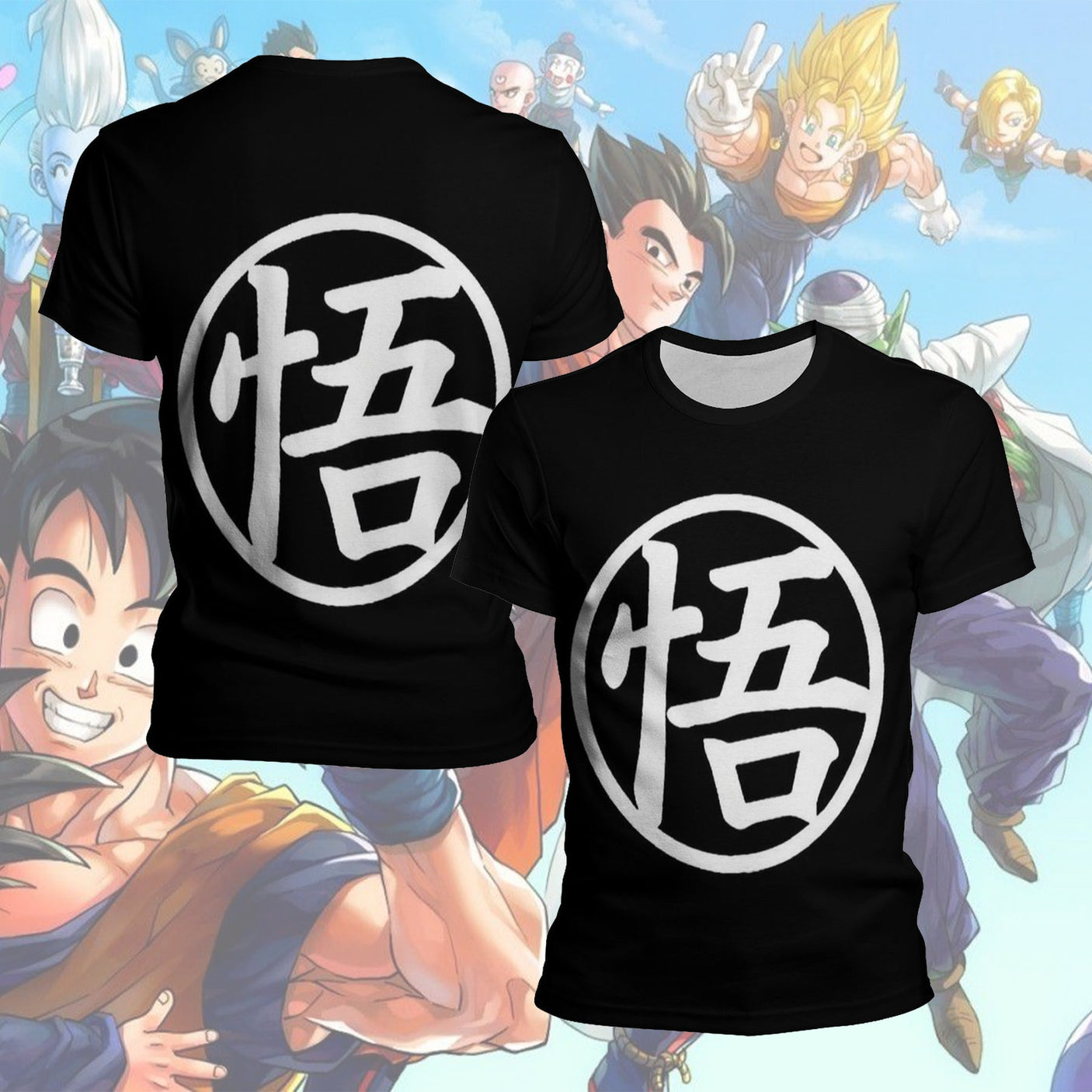 This tees captures the magic of  Dragon Ball Z. If you're looking for more  Dragon Ball Z merch, we have it all! Check out our anime merch now—free shipping!