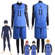 anime Bluelock Cosplay Costume Wig Chigiri Hyoma Isagi Yoichi Jersey Onesie Suit Anime Clothes Blue Sportswear Sport Wear Jerseys, everythinganimee