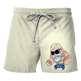 Japanese Anime Dragon Ball Z Shorts Men Women 3D Printed Shorts Casual Fashion Men Loose Sports Drawstring Gym Shorts, everything animee