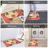 Spy X Family Anime Bathroom Non-Slip Carpet Anya Forger Cute Kawaii Bedroom Mat Entrance Door Doormat Home Decoration Rug, everythinganimee