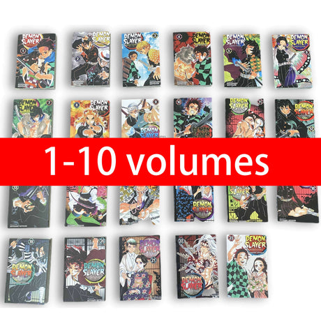 23 Book Anime Demon Slayer Kimetsu No Vol 1-23 Yaiba Japan Youth Teens Fantasy Science Mystery Suspense Manga Comic Book English, everythinganimee