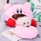 Anime Games Kirby Peripheral Plush Doll Funny Nap Pillow Soft Pet Cat Nest Kawaii Stuffed Toy Pet Bed Decora Cute Gift For Kids, everythinganimee