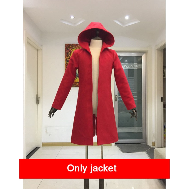 Anime Full Metal Alchemist Cosplay Costume Edward Elric Costume FullMetal Alchemist hooded coat Custom Made Halloween Cosplay, everythinganimee