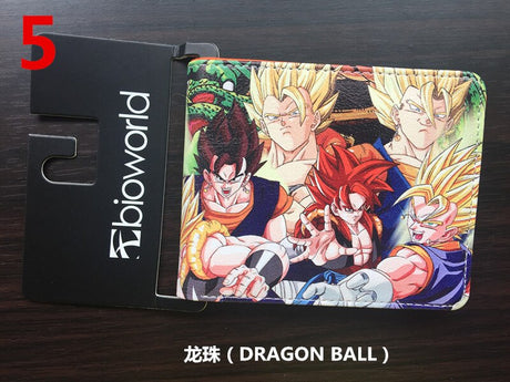 Dragon Ball PU Cartoon Wallet Personalized Fashion Collection Gifts Teenage Students Boys Girls Short Coin Purse Birthday Gift,everythinganimee