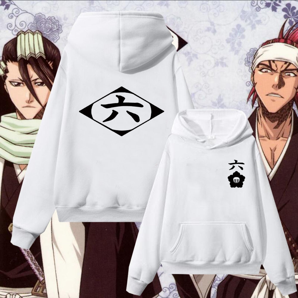 This hoodie shows the spirit of the world of Bleach. If you are looking for more Bleach Merch, We have it all!| Check out all our Anime Merch now!-Free shipping