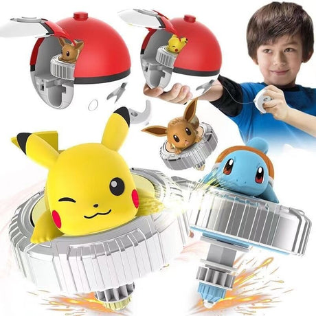 Pokeball Pikachu Tops Launchers Beyblade Magic Gyro Children Arena Toy Pokemon Action Figure Boy Birthday Christmas Holiday Gift, everythinganimee