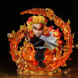 Rengoku Kyoujurou Figure Anime Demon Slayer Kimetsu No Yaiba Figurines PVC Model 1/4 Gk Flame Bust Doll Toys Desk Decoration, everythinganimee