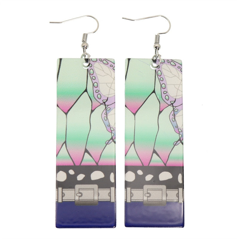 Fashion Acrylic Demon Slayer Earrings