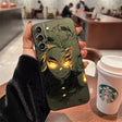 Demon Slayer Agatsuma Zenitsu For Samsung Galaxy S22 Ultra S21 S20 Plus FE Ultra Phone Case Black Shockproof Liquid Silicone,everythinganimee