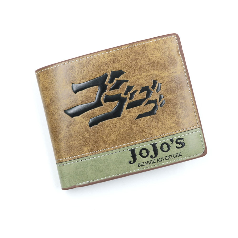 Anime Jojo bizarre adventure Mens Wallet Ouroboros Snake Sign Cartoon PU Purse, everythinganimee