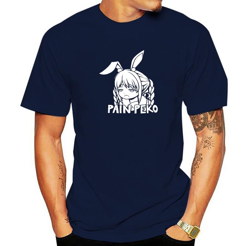 Fashion Leisure Hololive VTuber Pain Peko Usada Pekora T-shirt Harajuku Streetwear Cotton Graphics Tshirt Brands Tee Tops, everythinganimee