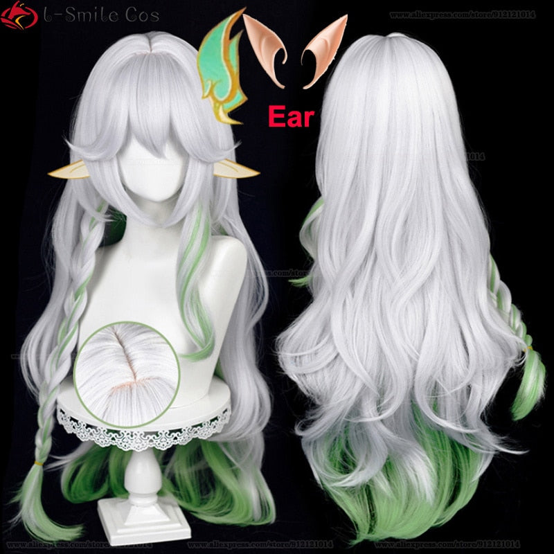 Nahida Cosplay Wig EVERYTHING ANIMEE AUSTRALIA PTY LTD