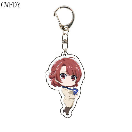 Anime BLUE LOCK Arcylic Keychain Cartoon Figures Isagi Yoichi Bachira Meguru Kawaii Key Chain Costume Accessories Birthday Gifts