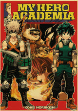 Hero Academia Retro Posters (A3)