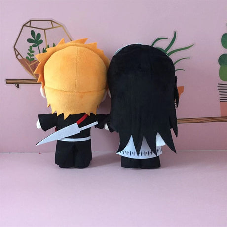 Presale Anime Bleach Kuchiki Byakuya Kurosaki ichigo Cosplay Plush Doll Toy 20cm Cute Soft Stuffed Pillow Kids Gift, everything animee