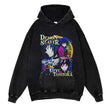 Anime Demon Slayer Hoodie Men Hip Hop Vintage Washed Oversized Hoodies Streetwear Pullover Cotton Sweatshirt, everythinganimee