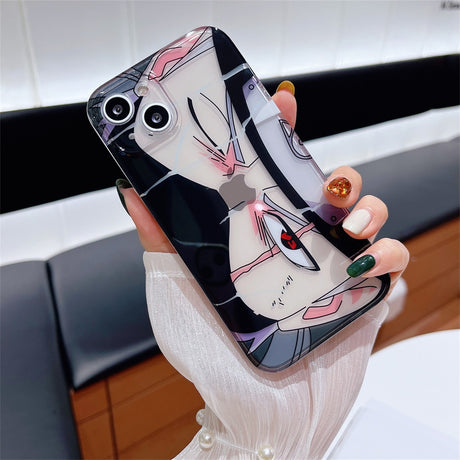 Hot Japan Cartoon Anime Hatake Kakashi Uchiha Sasuke Phone Cases for IPhone 13 14 Pro Max 12 11 Pro Max Sotf Imd Back Cover, everythinganimee