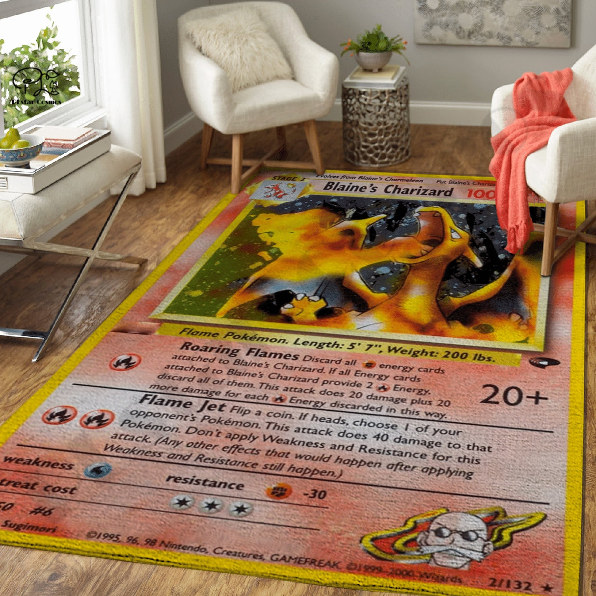 Newfashion Pokemon Anime Card Area Rug Gift 3D Printed Room Mat Floor Anti-slip Large Carpet Home Decoration Style-1, everythinganimee