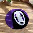 LAKEA Handmade Tufted Rug Soft Smile Face Carpet Round Cartoon Children Anit-Slip Floor Mats Japense INS Style Balcony Porch Rug, everythinganimee