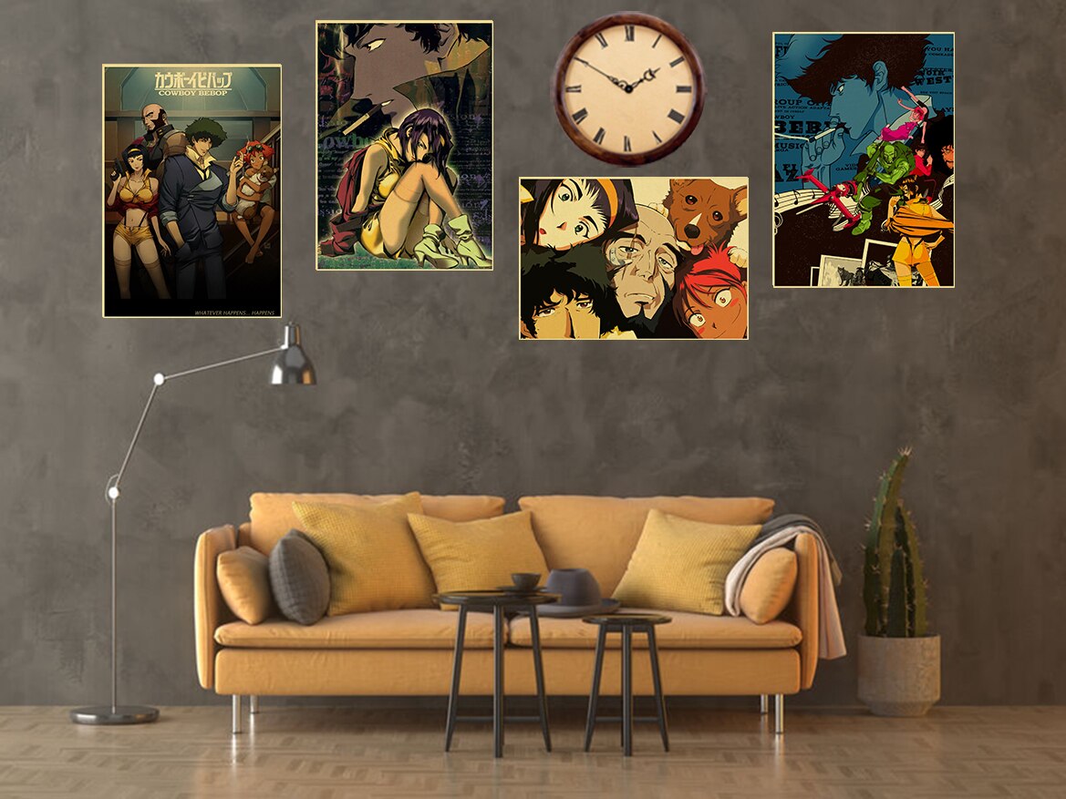 Cowboy Bebop Retro Posters (A4)