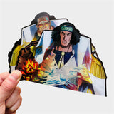 ONE Piece Anime Figure Sakazuki/Kuzan Character Stickers Creative Car Sticker Notebook Waterproof Decal Toy Wall Sticker Toys, everythinganimee