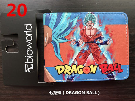 Dragon Ball PU Cartoon Wallet Personalized Fashion Collection Gifts Teenage Students Boys Girls Short Coin Purse Birthday Gift,everythinganimee