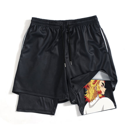 Set your heart ablaze with our Rengoku Sports Shorts  | If you are looking for Demon Slayer Merch, We have it all! | check out all our Anime Merch now!