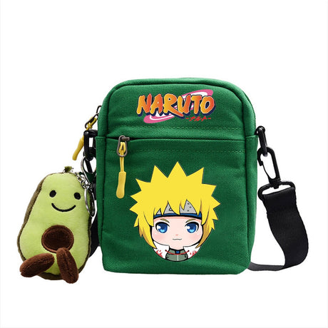 Hot Naruto Anime Figure Print Small Square Bag Children Shoulder Diagonal Bags Men Women's Backpack Christmas Gifts, everythinganimee