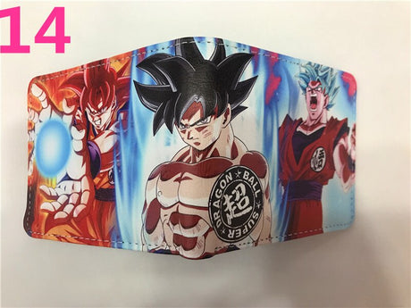 Dragon Ball PU Cartoon Wallet Personalized Fashion Collection Gifts Teenage Students Boys Girls Short Coin Purse Birthday Gift,everythinganimee