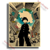 This poster captures the spirit of Mob Psycho 100. Looking for more Mob Psycho 100 merch? We have it all! Check out our anime merch now—free shipping!