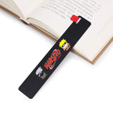 15CM Naruto Metal Bookmark Red Cloud Akatsuki Uchiha Sasuke Uchiha Itachi Ninja Animation Anime Metal Ruler Bookmark, everythinganimee