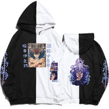 Demon Slayer Kokushibo Kimetsu Anime Hoodie Pullover Long Sleeve Loose Women Men Sweatshirt Harajuku Unisex Tops, everythinganimee