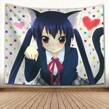 Anime Wall Hanging Tapestry Japan Kawaii New K-ON! Home Party Decorative Cartoon Game Photo Background Cloth Table, everything animee