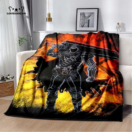 Calssic Comics Berserk Anime Throw Blanket Berserk Soft Flannel Thin Blankets for Bed Sofa Cover Bedspread Home Decor, everythinganimee