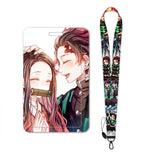 New Anime Demon Slayer Lanyards for Key Neck Strap For Card Badge Gym Key Chain Lanyard Key Holder DIY Hang Rope Keychain