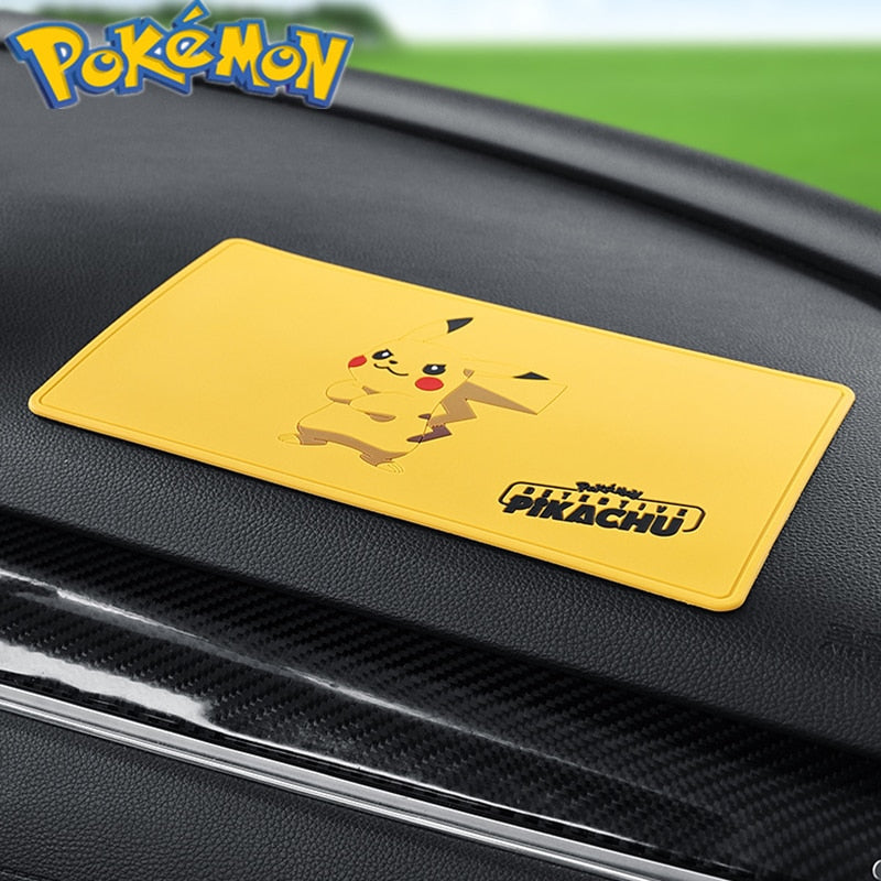 Pokemon car center console dashboard anti-slip mat Pikachu decorative phone key pad Christmas gifts around Japan anime, everythinganimee