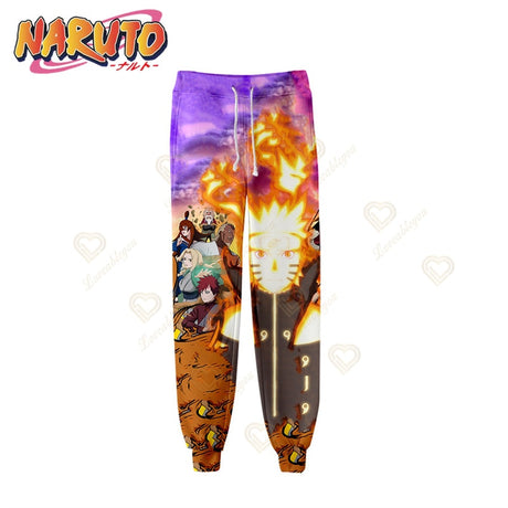 Naruto High Street Trousers Uchiha Sasuke Sweatpant Men Woman Soft Fashion Casual Sweatpants Long Trousers Sport Training Pants, everythinganimee