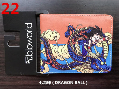 Dragon Ball PU Cartoon Wallet Personalized Fashion Collection Gifts Teenage Students Boys Girls Short Coin Purse Birthday Gift,everythinganimee