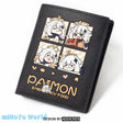 MiHoYo Game Genshin Impact Paimon Card Holder Cartoon Black Unisex PU Wallet Zipper Bag Anime Birthday Xmas Gifts, everythinganimee