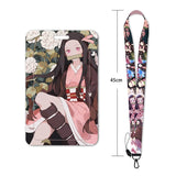 New Anime Demon Slayer Lanyards for Key Neck Strap For Card Badge Gym Key Chain Lanyard Key Holder DIY Hang Rope Keychain