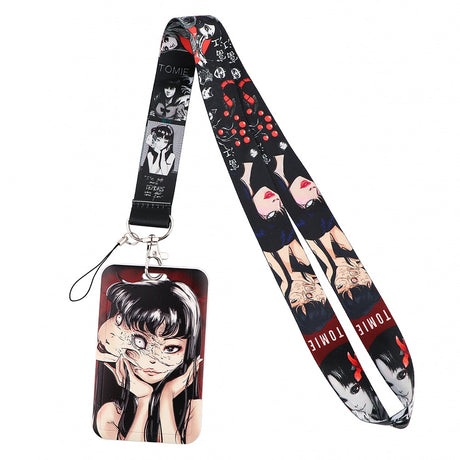 New Anime Demon Slayer Lanyards for Key Neck Strap For Card Badge Gym Key Chain Lanyard Key Holder DIY Hang Rope Keychain