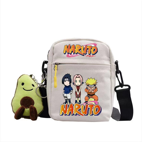 Hot Naruto Anime Figure Print Small Square Bag Children Shoulder Diagonal Bags Men Women's Backpack Christmas Gifts, everythinganimee