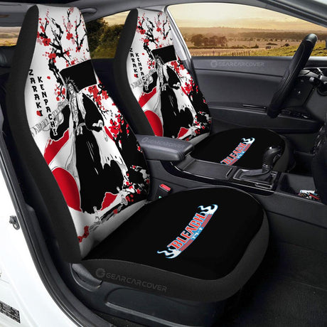 Yoruichi Shihouin Car Seat Covers Japan Style Anime Bleach Car Interior Accessories,2 PCS Universal Front Seat Protective Cover, everythinganimee