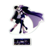 Yofukashi no Uta Nazuna Nanakusa Kou Yamori couple acrylic stand figure model plate holder cake topper anime, everything animee