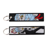 Anime Embroided Key-chain