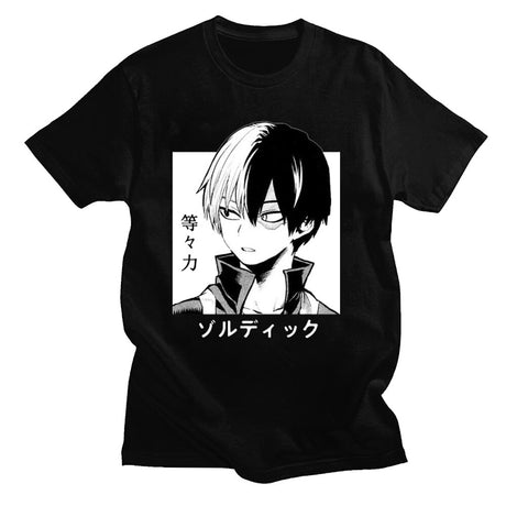 My Hero Academia T Shirt Japanese Anime Himiko Toga Graphic T-shirt Kawaii Cartoon Tshirt Streetwear Summer Cotton Short Sleeve, everythinganimee