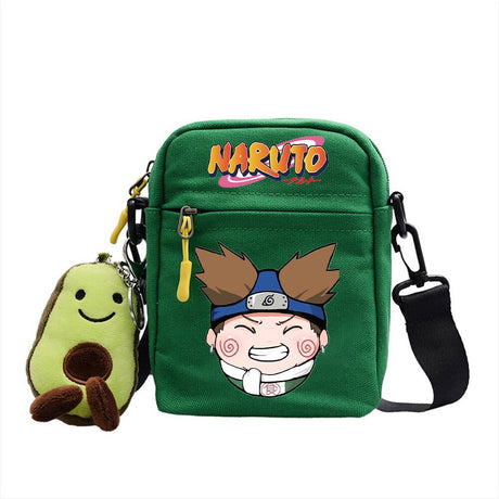 Hot Naruto Anime Figure Print Small Square Bag Children Shoulder Diagonal Bags Men Women's Backpack Christmas Gifts, everythinganimee