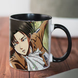 New Attack on Titan Mug 11oz Creative Ceramic Cartoon Anime Coffee Mugs Tea Cups Boy Friends Husband Birthday Gift, everythinganimee